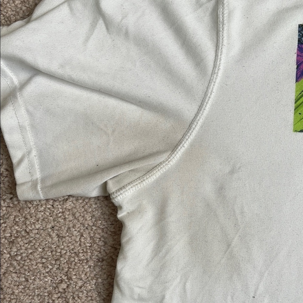 Old Navy White Short Sleeve Tee (Medium Tall) - Picture 3 of 5